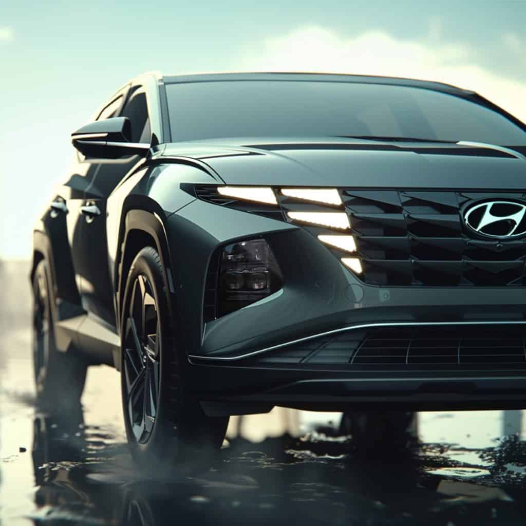 2024 Tucson Hybrid N Line front fascia
