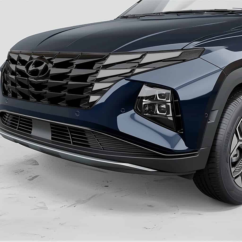 2024 Tucson Hybrid Limited dark chrome exterior accents