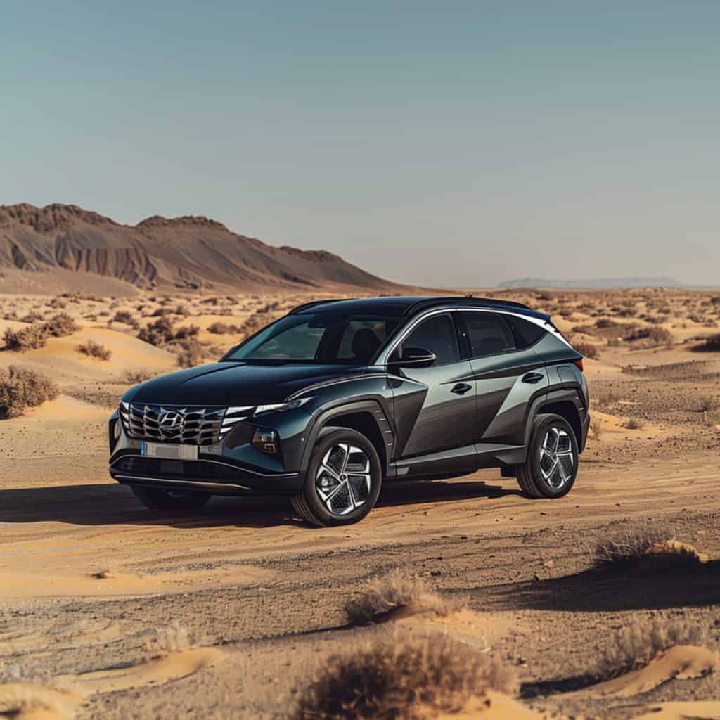 2024 Tucson Hybrid Limited going off-roading