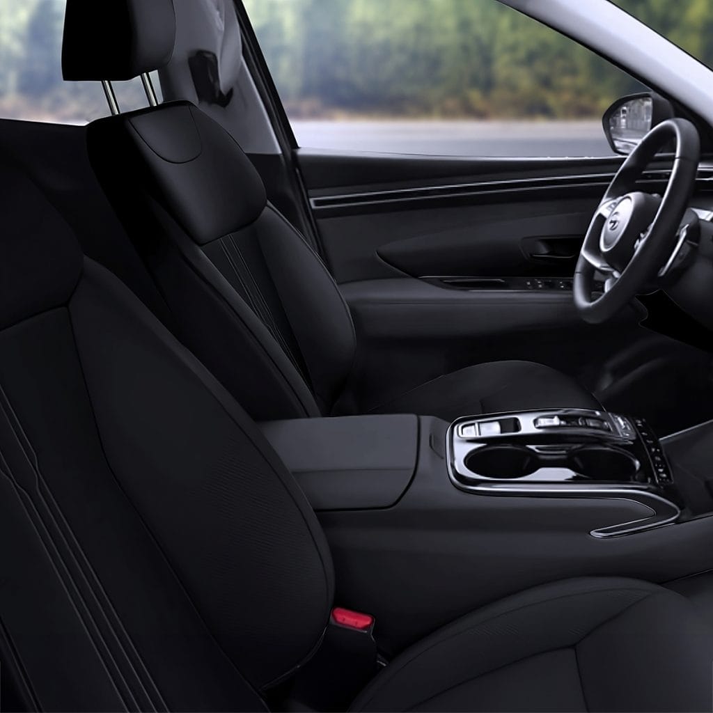 2024 Tucson Hybrid Blue Cloth Seating Surfaces
