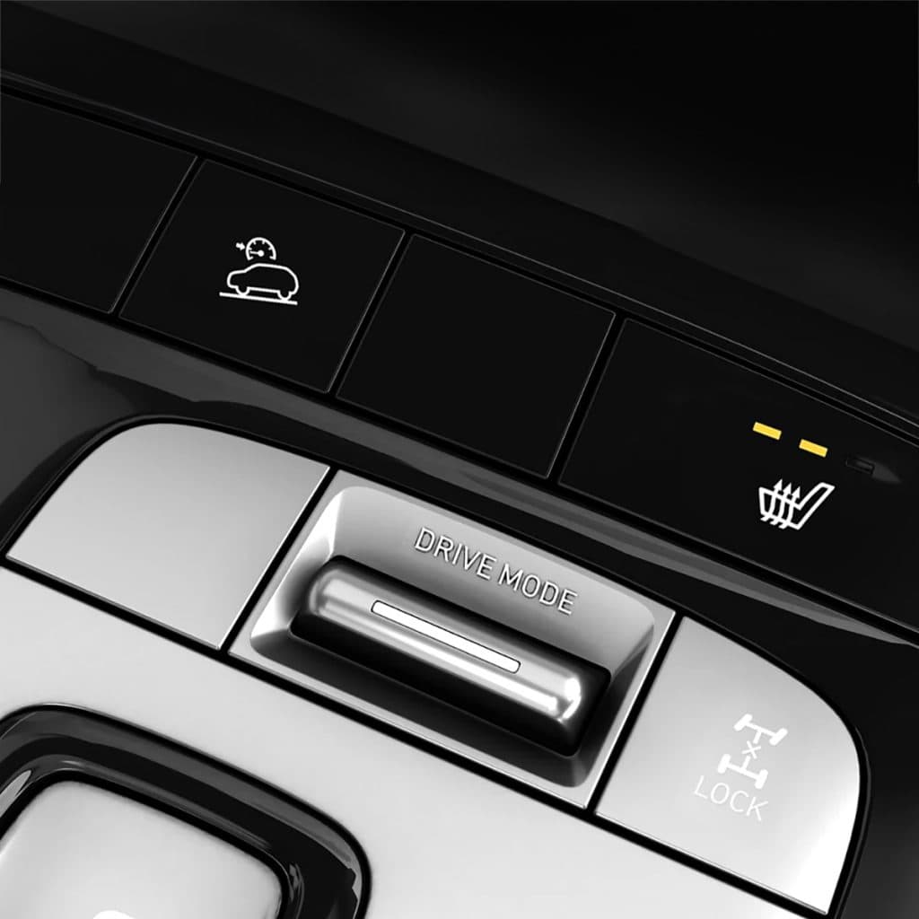 2024 Tucson Hybrid Blue basic controls