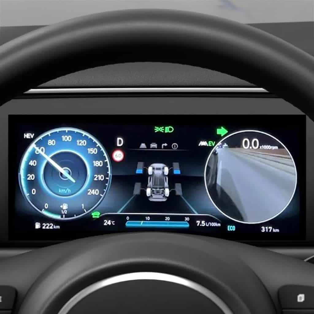 2024 Tucson Hybrid Blind Spot View Monitor