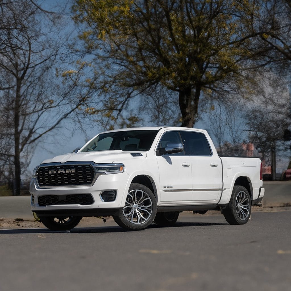 Which 2025 truck models lead in crash test ratings