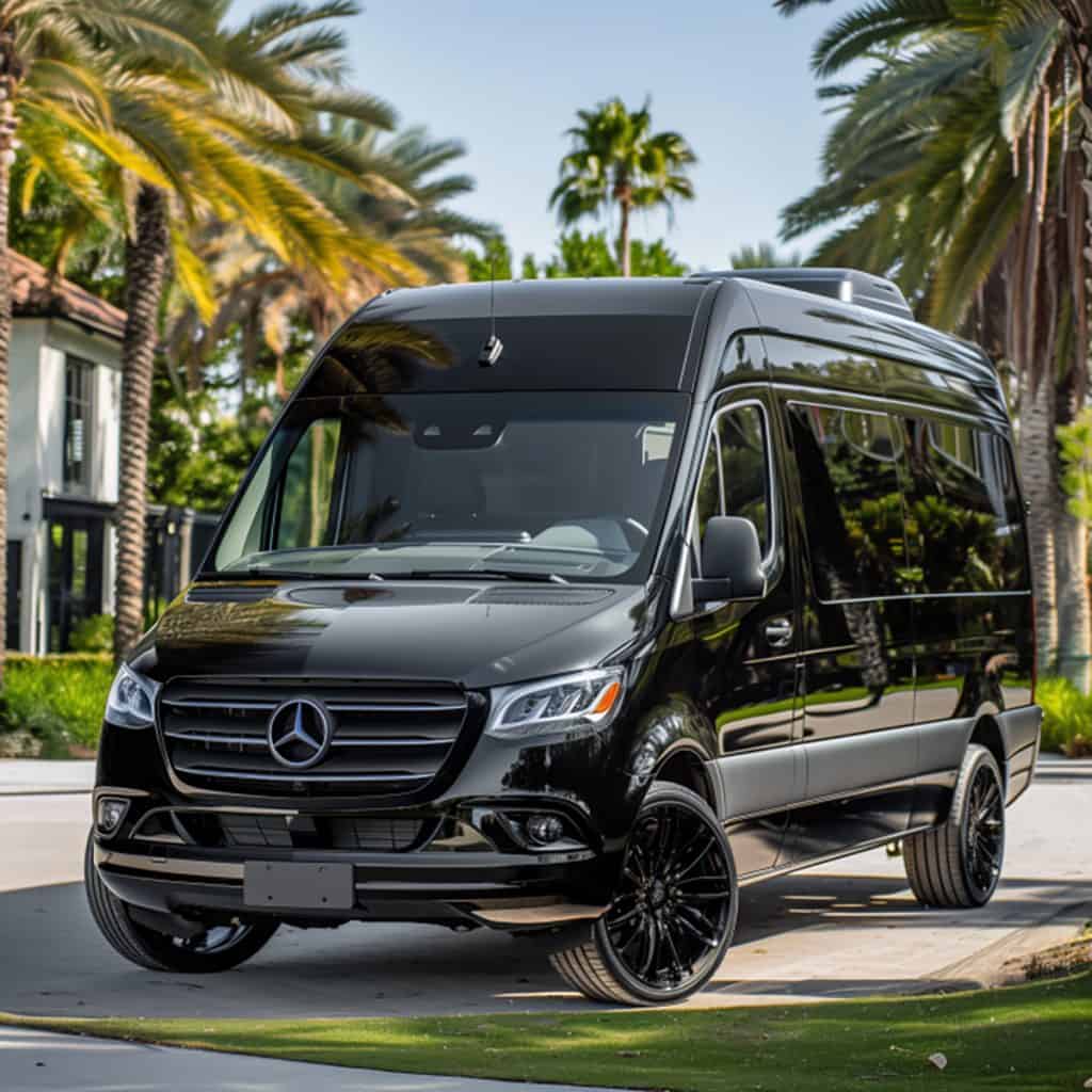 Are there any luxury brands releasing new 9+ seater vans in 2024 or 2025